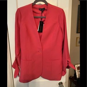 Bright pink nwt Diane Gilman blazer